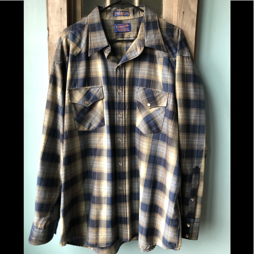 Pendleton Mens XXL 100% Wool Shirt